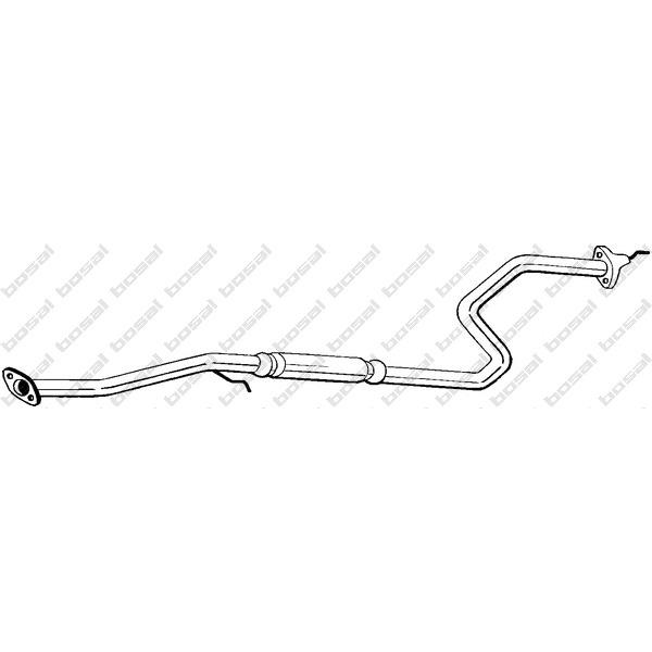 BOSAL - 292-119 (Глуш ср часть HONDA CIVIC 96->)