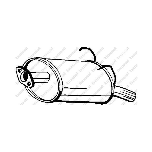 BOSAL - 163281 (глушитель задняя часть/ Honda CR-V 2.0i 16V 02>)