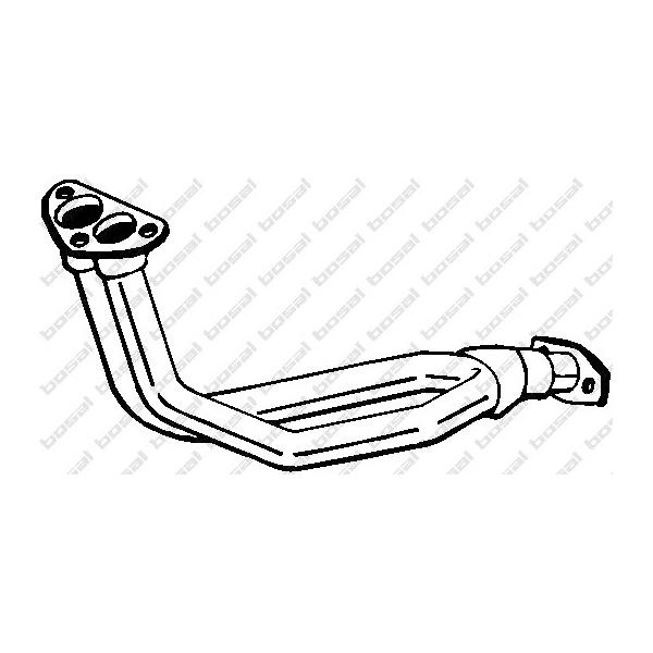 BOSAL - 753-073 (труба глушителя приемная/ Fiat Uno 1.0ie/1.1ie 93-94)
