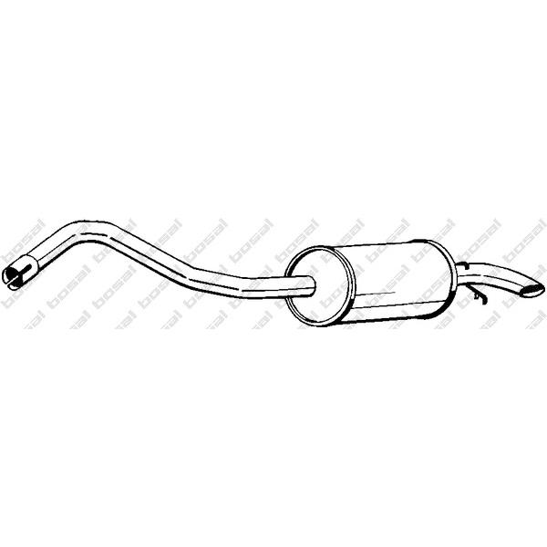 BOSAL - 154-979 (Глушитель задн часть FORD ESCORT 1,8D 90-98)