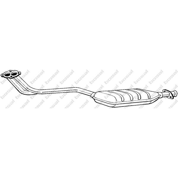 BOSAL - 099-117 (катализатор глушителя/ BMW E36 1.6/1.8 90-00)