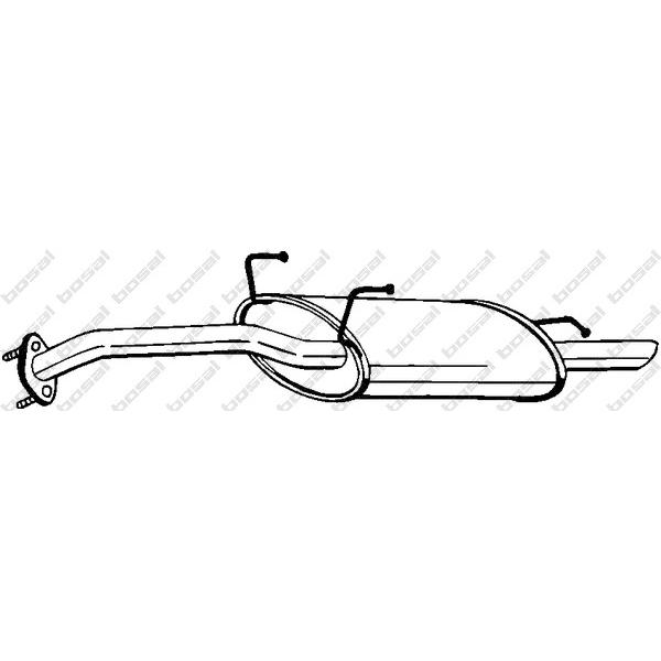BOSAL - 165-259 (Глуш.зад часть HYUNDAI ACCENT 1,3/1,5 94->)