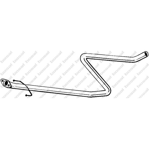 BOSAL - 887-953 (Соединительная труба TOY CARINA 2 1,6 87-92)