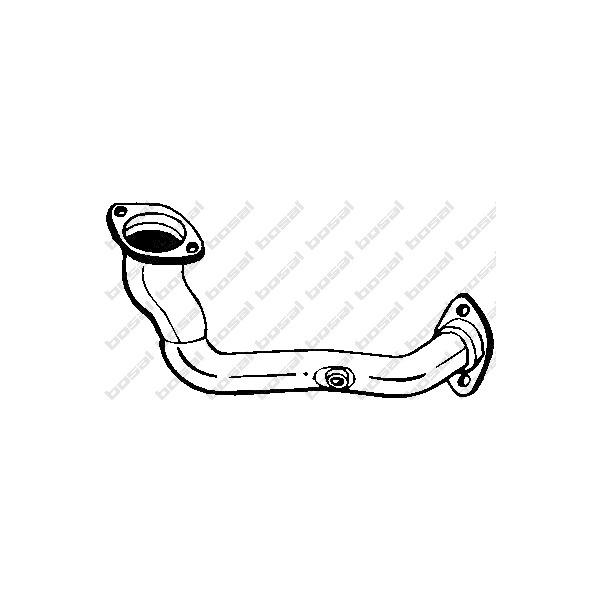 BOSAL - 737-409 (труба глушителя приемная/ Volvo S40/V40 1.6-2.0i 16V 96>)