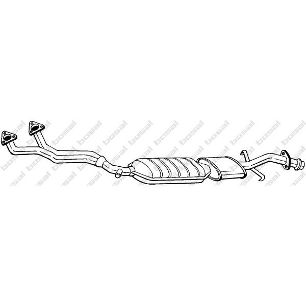 BOSAL - 099-085 (катализатор глушителя/ BMW E36 2.0/2.5 90-99)