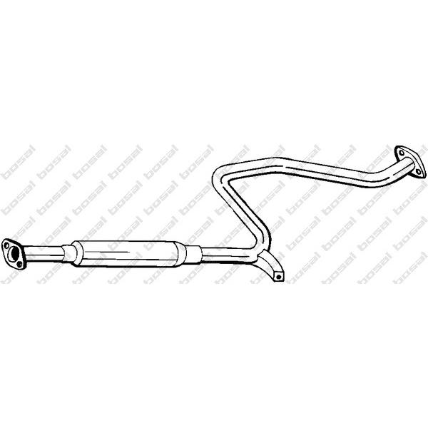 BOSAL - 279-683 (Глушитель ср часть NISSAN PRIMERA 1,6 93->96)