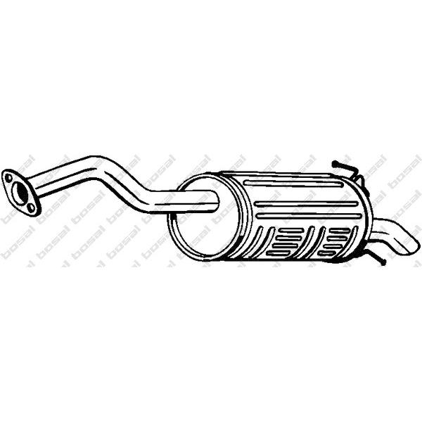 BOSAL - 163055 (Глушитель выхлопных газов конечный)