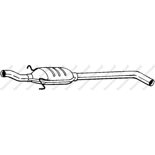 BOSAL - 200-213 (глушитель средняя часть/ Renault Megane 2.0i/1.9TDi 95-02)