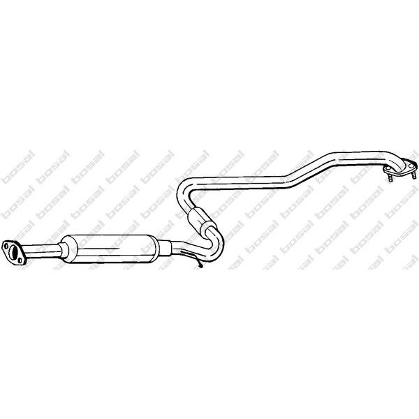 BOSAL - 286-133 (Глуш.ср часть NISSAN PRIMERA 2.0 96->99)