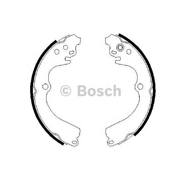 BOSCH - 0 986 487 463 (Комплект тормозных колодок)