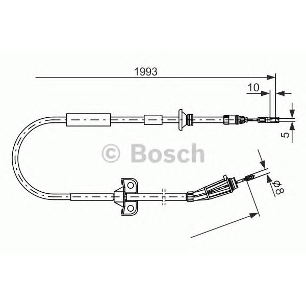 BOSCH - 1987477819 (ТОРМОЗНОЙ ТРОС)