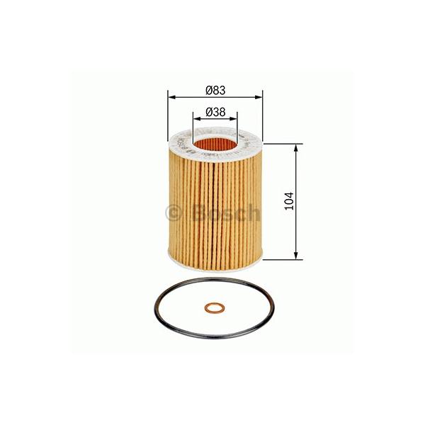 BOSCH - 1 457 437 003 (Фильтр масляный M50/M52/M54 BMW 3 (E36, E46), 5 (E39, E60), 7 (E38, E65))