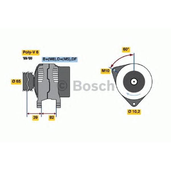 BOSCH - 0 123 515 012 (Генератор)