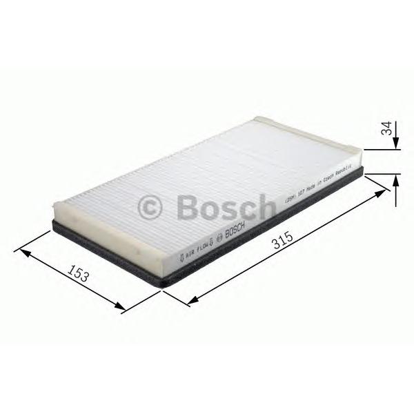 BOSCH - 1987432407 (ФИЛЬТР САЛОНА С АКТИВИРОВАННЫМ УГЛЕМ R2407)