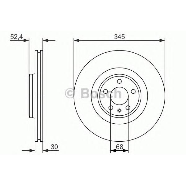 BOSCH - 0 986 479 747 (Тормозной диск)