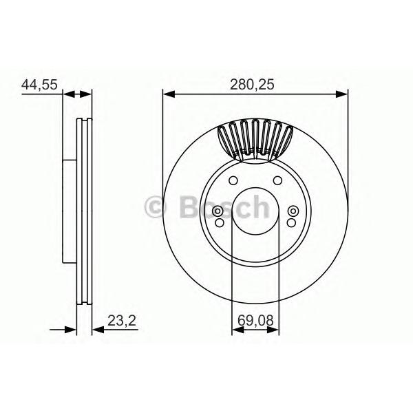 BOSCH - 0 986 479 A12 (Тормозной диск)