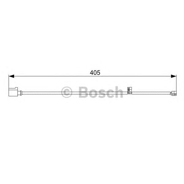 BOSCH - 1 987 473 025 (Сигнализатор, износ тормозных колодок)