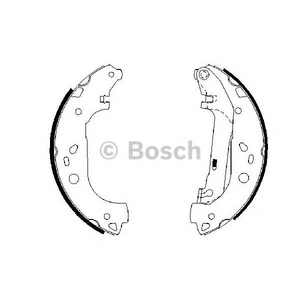 BOSCH - 0 986 487 667 (Комплект тормозных колодок)