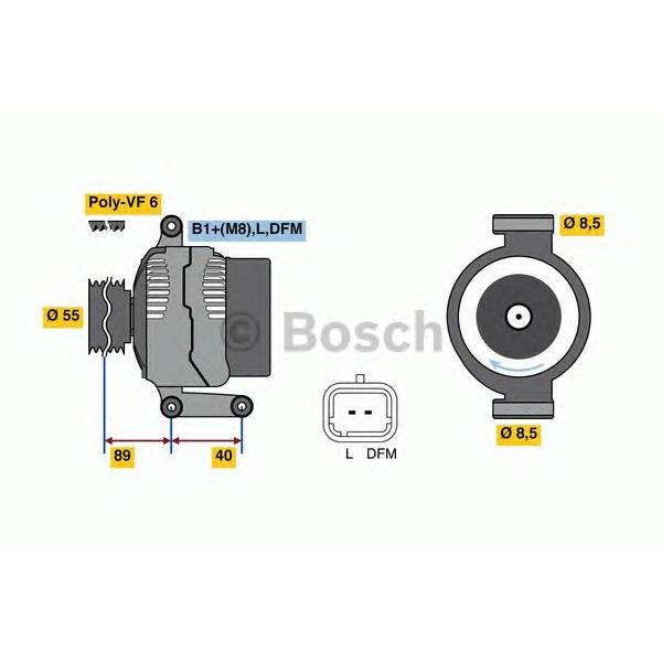 BOSCH - 0 986 042 720 (Генератор)