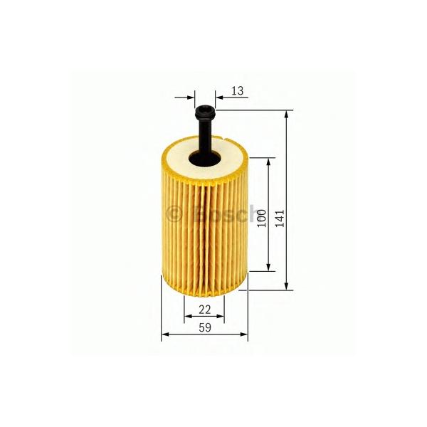 BOSCH - 1 457 429 193 (Фильтр масляный для Citroen Berlingo/C2/C3 1.1-1.6 1996~ / Peugeot 206/306/307/Partner 1.1-2.0 1996~)