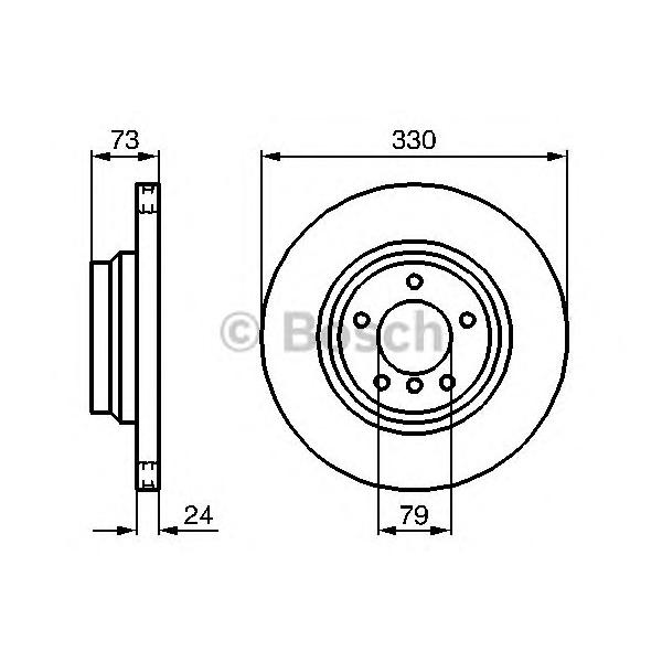 BOSCH - 0 986 479 215 (Тормозной диск)