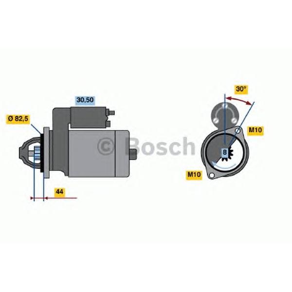 BOSCH - 0 986 016 591 (Стартер)