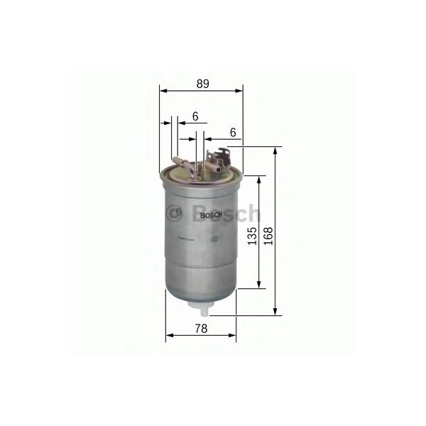 BOSCH - 0 450 906 261 (Топливный фильтр)