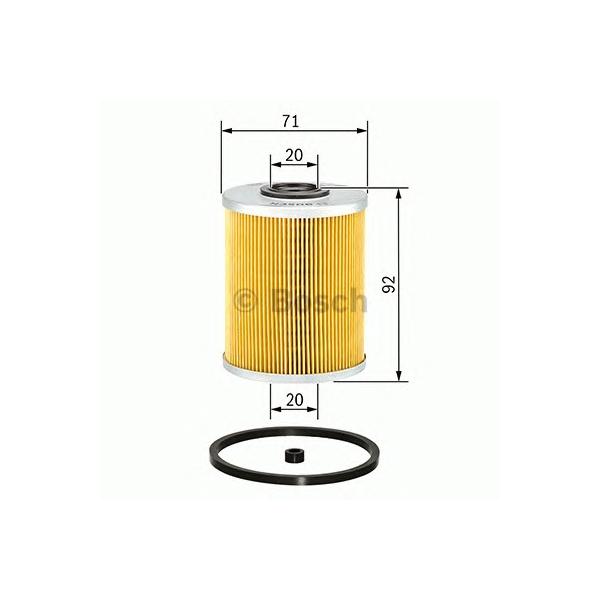 BOSCH - 1 457 429 656 (Фильтр топливный для Opel Astra G, Astra H, Omega B, Vectra B, Vectra C 1.7TD/Di/DTi-3.0CDTi)