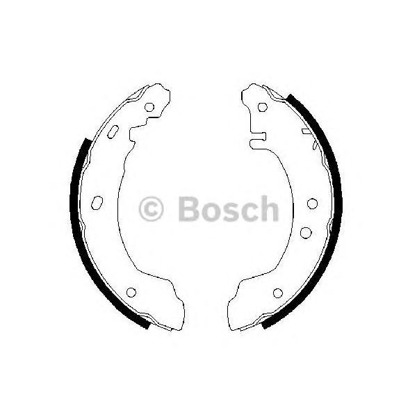 BOSCH - 0 986 487 372 (Комплект тормозных колодок)