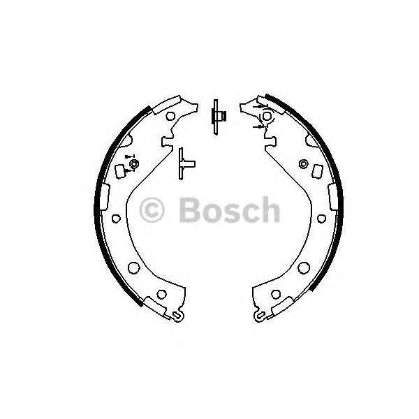 BOSCH - 0 986 487 692 (Комплект тормозных колодок)