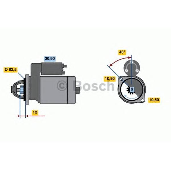 BOSCH - 0 986 015 920 (Стартер)