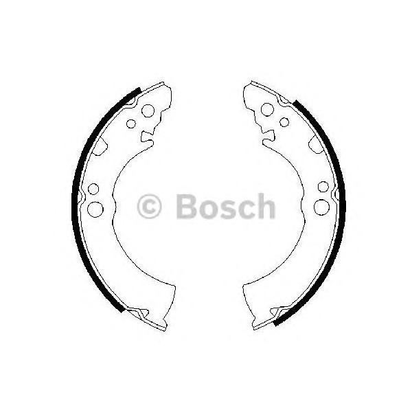BOSCH - 0 986 487 206 (Комплект тормозных колодок)