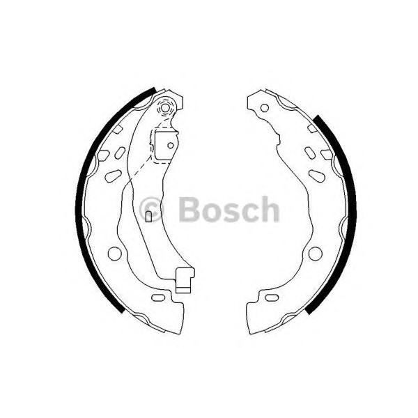 BOSCH - 0 986 487 627 (Комплект тормозных колодок)
