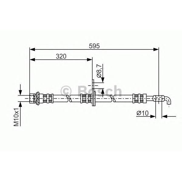 BOSCH - 1 987 476 257 (Тормозной шланг)