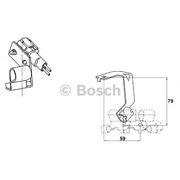 BOSCH - 0 265 006 671 (Датчик, частота вращения колеса)