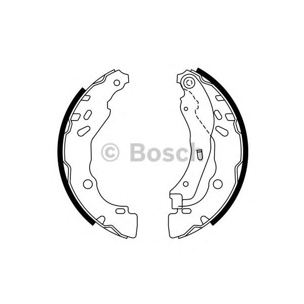 BOSCH - 0 986 487 782 (Комплект тормозных колодок)