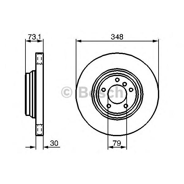 BOSCH - 0 986 479 265 (Тормозной диск)