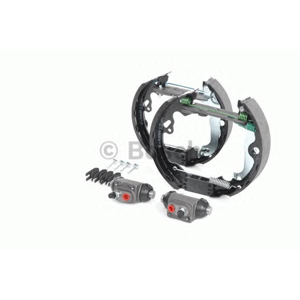 BOSCH - 0204114643 (Колодки тормозные барабанные /комплект 4 шт/ Ford)