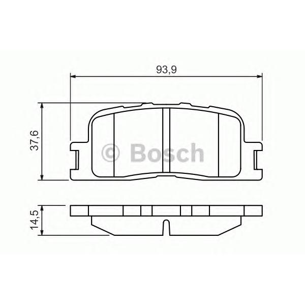 BOSCH - 0986494359 (БАРАБАННЫЕ КОЛОДКИ)