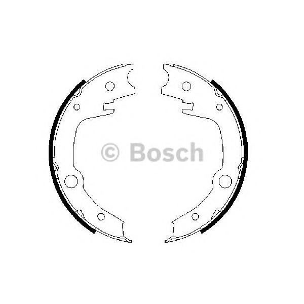 BOSCH - 0 986 487 679 (Комплект тормозных колодок, стояночная тормозная система)