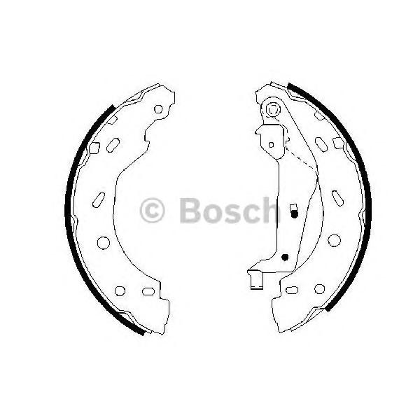 BOSCH - 0 986 487 600 (Комплект тормозных колодок)