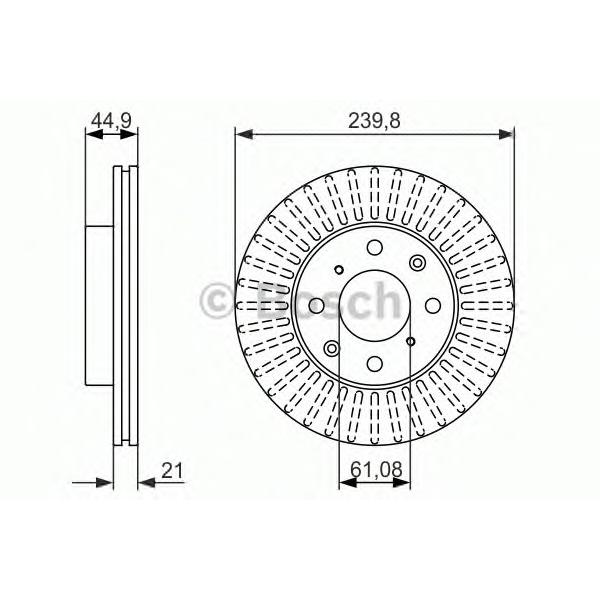 BOSCH - 0 986 479 832 (Тормозной диск)