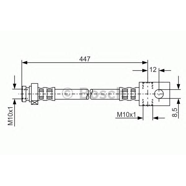 BOSCH - 1987481101 (шланг тормозной)