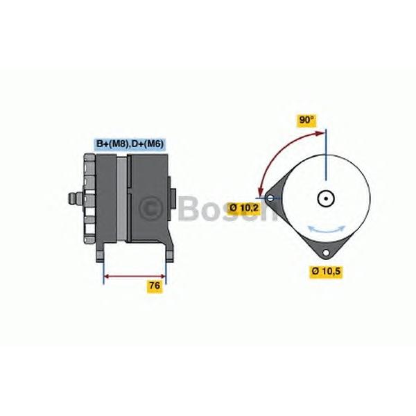 BOSCH - 0 120 469 984 (Генератор)