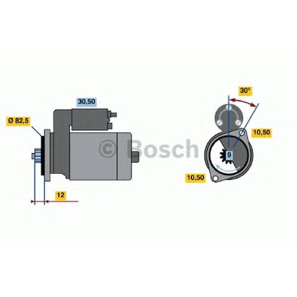 BOSCH - 0 986 014 231 (Стартер)