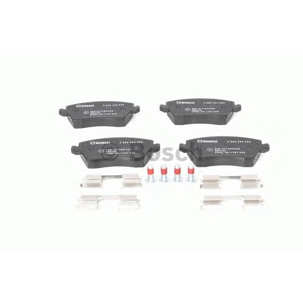 BOSCH - 0986494592 (Колодки тормозные передние ЛАДА Vesta,Largus RENAULT Logan,Clio NISSAN Micra,Note)