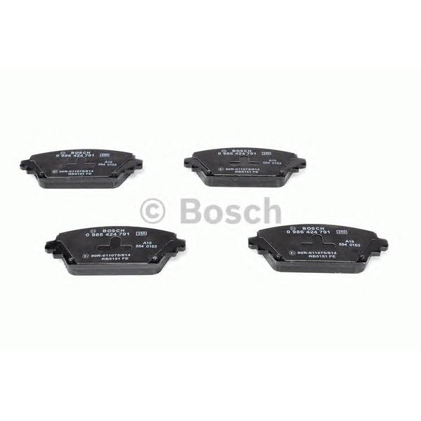 BOSCH - 0 986 424 791 (Колодки тормозные передние (23094))