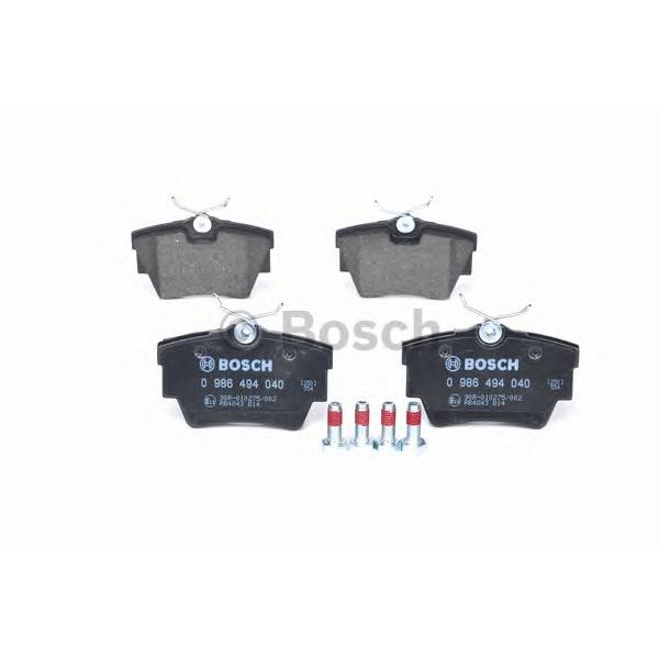 BOSCH - 0 986 494 040 (Комплект тормозных колодок, дисковый тормоз)