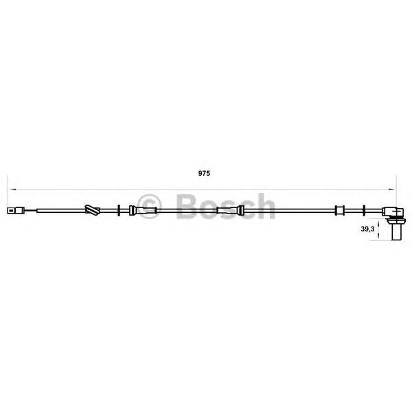BOSCH - 0 986 594 005 (Датчик, частота вращения колеса)