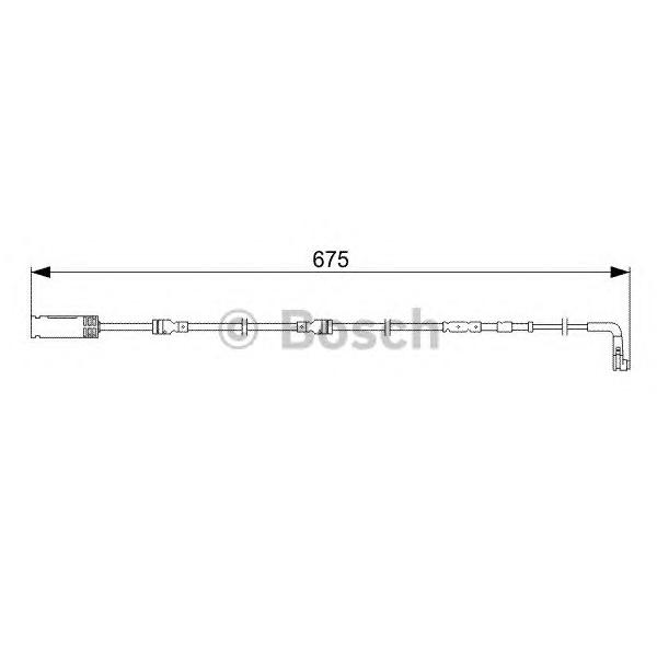 BOSCH - 1987473051 (ДАТЧИК ИЗНОСА КОЛОДОК)
